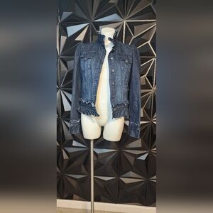 INC International Concepts Dark Blue Denim Jacket